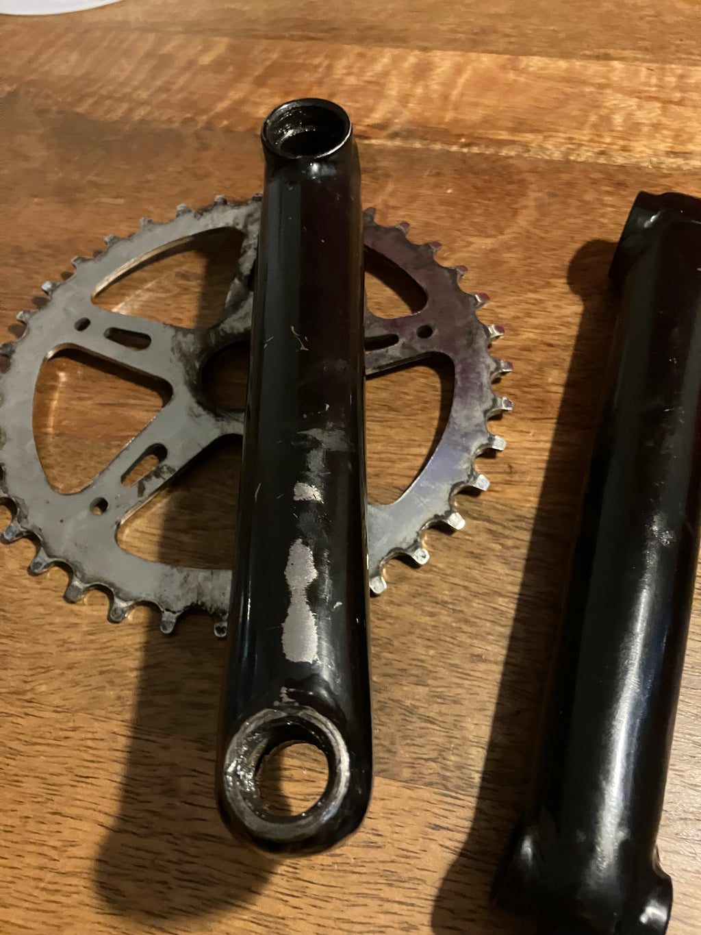 BMX Unbranded 170 Cranks with 36T Sprocket 48 Spline Mid BB